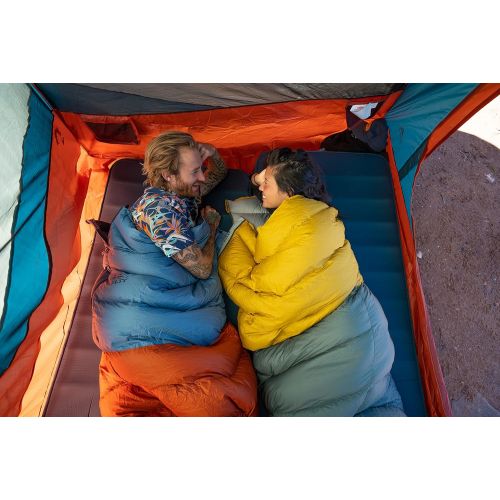  Kelty Galactic Down 30 Degree Sleeping Bag, 550 Fill Power RDS Trackable Down, Backpacking and Camping, Zip Together for 2P Sleeping Bag