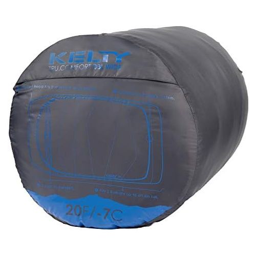  Kelty Tru.Comfort Doublewide 20 Degree Sleeping Bag ? Two Person Synthetic Camping Sleeping Bag for Couples & Family Camping