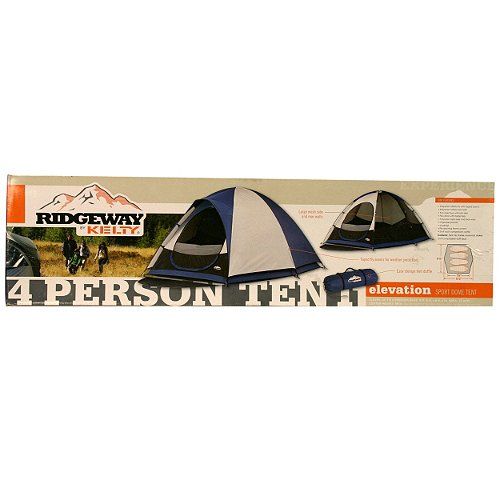  Kelty Ridgeway 4 Person Elevation Sport Dome Tent