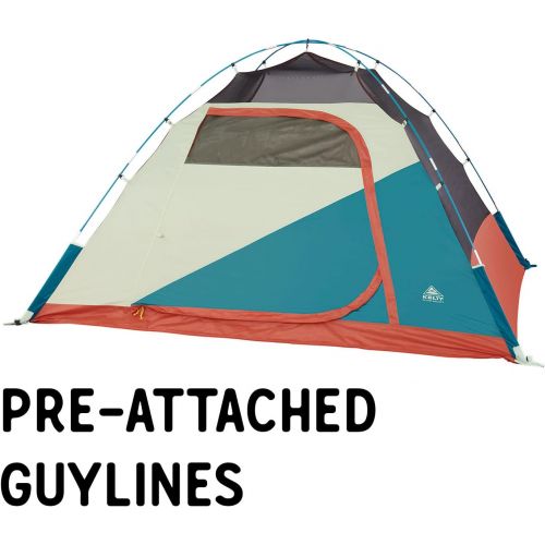  Kelty Discovery Basecamp Backpacking Tent, Four or Six Person Camping Backpacking Shelter, Large Capacity, Fast Setup and Easy Tear Down, Stuff Sack Included