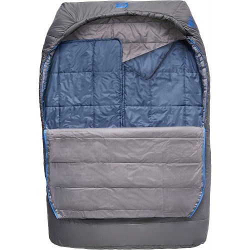  [아마존베스트]Kelty Tru.Comfort Doublewide 20 Degree Sleeping Bag  Two Person Synthetic Camping Sleeping Bag for Couples & Family Camping