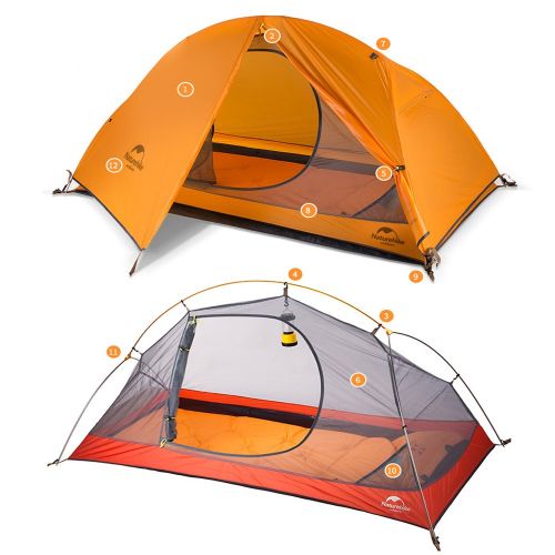  Kelty Naturehike 1 Person Tent 3 Seasons Camping Tent Ultralight Outdoor Tent Waterproof Tent