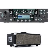 Kemper Profiler Power Rack - 600-watt Rackmount Profiling Amp Head and Vintage Amp Vibe Rack Case