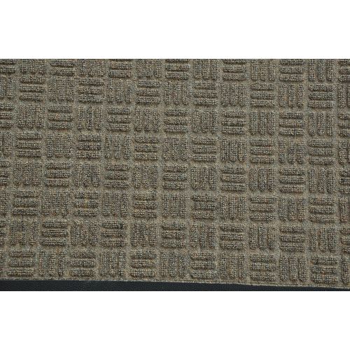  Kempf Water Retainer Entrance Mat, Indoor Outdoor Rubber Rug, Moisture Trapping, Absorbent Mat, 2 by 3-Feet, Brown