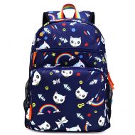Kemy's Kemys Cute Rainbow School Backpack for Girls, Large, Water-Resistant