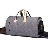 Kemy's Garment Bag Duffel Luggage Oversized Waterproof,Suit Blazer Bags Carry-Garment Travel Weekend (L-Grey)