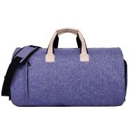 Kemy's Garment Bag Duffel Luggage Oversized Waterproof,Suit Blazer Bags Carry-Garment Travel Weekend (Blue)