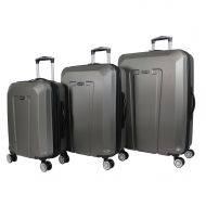 Kemyer 3-Piece Hardside Upright Spinner Rolling Luggage Set