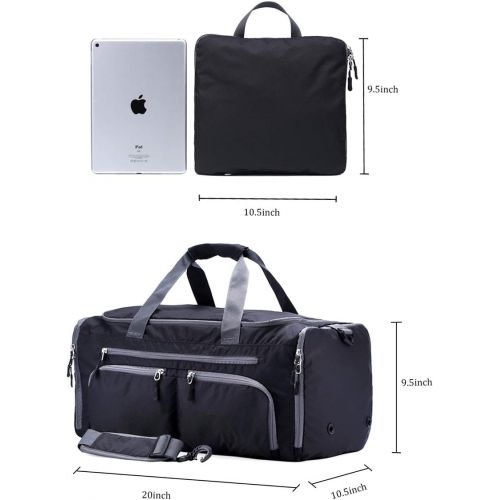  [아마존 핫딜]  [아마존핫딜]Kemy's Kemys Duffle Bags Foldable Travel Weekender Bag Packable Carry On Duffel- Fathers Day Gift