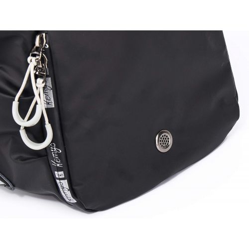  [아마존 핫딜] [아마존핫딜]Kemys Gym Bag 40L Sports Travel Duffel Bag for Men and Women with Shoes Compartment (Black)