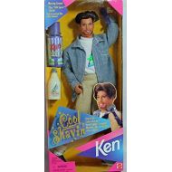 Mattel Barbie Cool SHAVIN Ken Doll w Color Change Beard (1996)