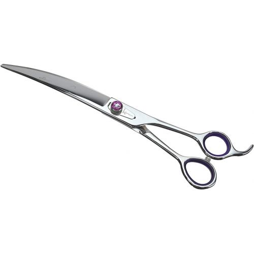  Kenchii Scorpion Grooming Shears 9 Curved with Bonus Steel Comb