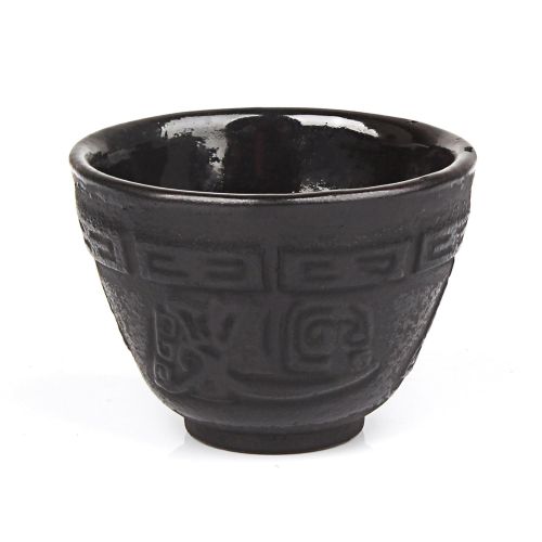  Kendal 6 piece Japanese Cast Iron Pot Tea Set Black w/Trivet (30 oz 900YH)