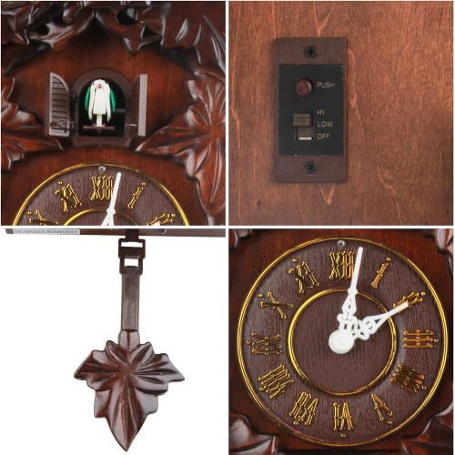  Kendal Vivid Large Deer Handcrafted Wood Cuckoo Clock CC105