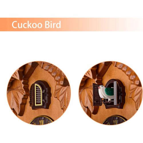  Kendal Handcrafted Wood Cuckoo Clock