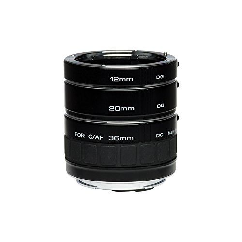  Kenko Auto Extension Tube Set DG 12mm, 20mm, and 36mm Tubes for Nikon AF Digital and Film Cameras - AEXRUBEDGN