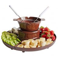 Kenley Chocolate Fondue Set - 3-in-1 Candy Maker - Chocolate Dipping Pot - Gummy Bear Maker - Chocolate Candy Making Kit - Electric Melting Pot & Silicone Candy Molds