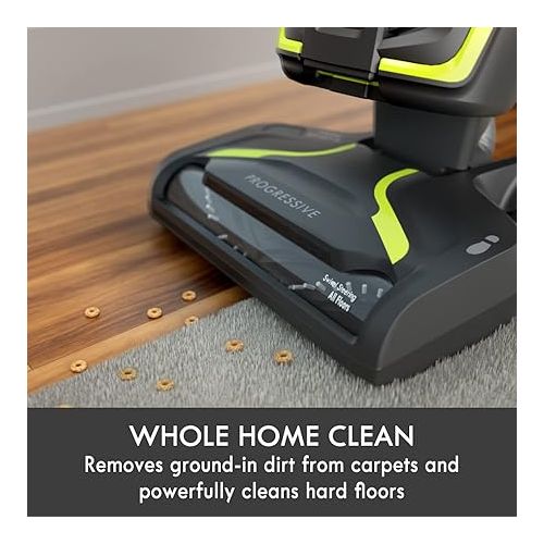  Kenmore DU2001 Bagless Upright Vacuum Carpet Cleaner with 2-Motor System, XL Dust Cup, 3-in-1 Combination Tool, 2L, Yellow