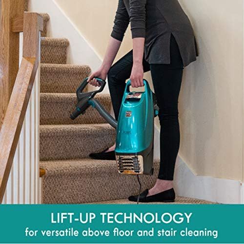  Kenmore BU4022 ?Intuition Bagged Upright Vacuum Lift-Up Carpet Cleaner 2-Motor Power Suction with HEPA Filter, 3-in-1 Combination Tool, HandiMate for Floor, Pet Hair, Green
