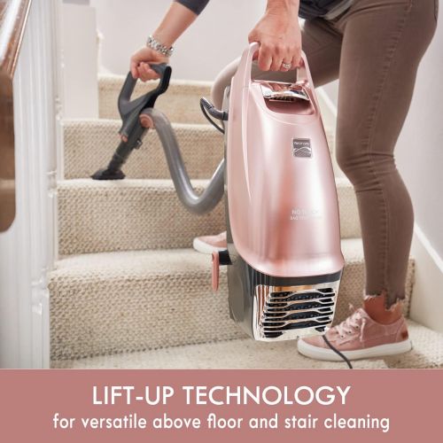  Kenmore BU4050 Intuition Bagged Upright Vacuum, liftup Cleaner Eliminator brushroll, Handi-Mate for Carpet, Hard Floor, pet Hair, Rose Gold