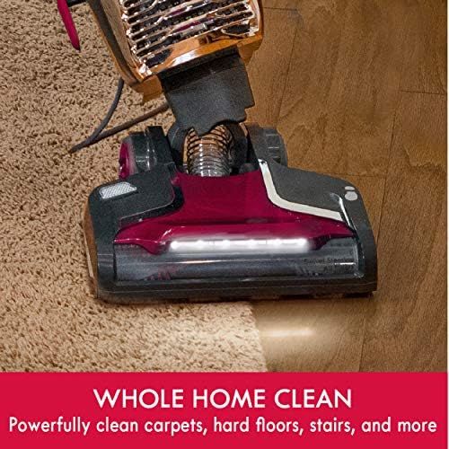  Kenmore BU4020 Intuition Bagged Upright Liftup Vacuum Cleaner 2-Motor Power Suction with HEPA Filter, Handi-Mate for Carpet, Floor, Pet Hair, Red