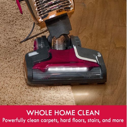  Kenmore BU4020 Intuition Bagged Upright Liftup Vacuum Cleaner 2-Motor Power Suction with HEPA Filter, Handi-Mate for Carpet, Floor, Pet Hair, Red
