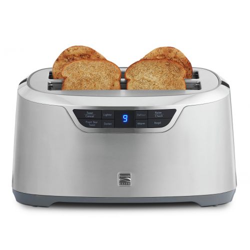  Kenmore Elite 76774 4-Slice Auto-Lift Long Slot Toaster in Stainless Steel
