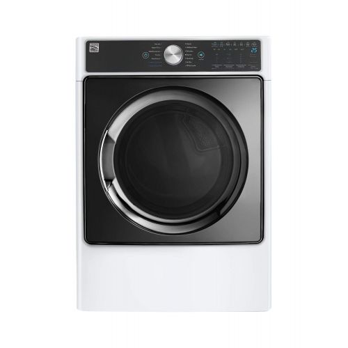  Kenmore Smart 7.4 cu. ft. Front Load Gas Washer and Dryer Bundle with Accela Steam -White - Compatible with Alexa.