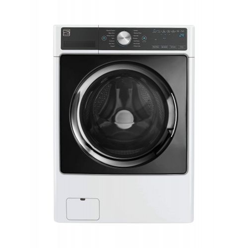  Kenmore Smart 7.4 cu. ft. Front Load Gas Washer and Dryer Bundle with Accela Steam -White - Compatible with Alexa.