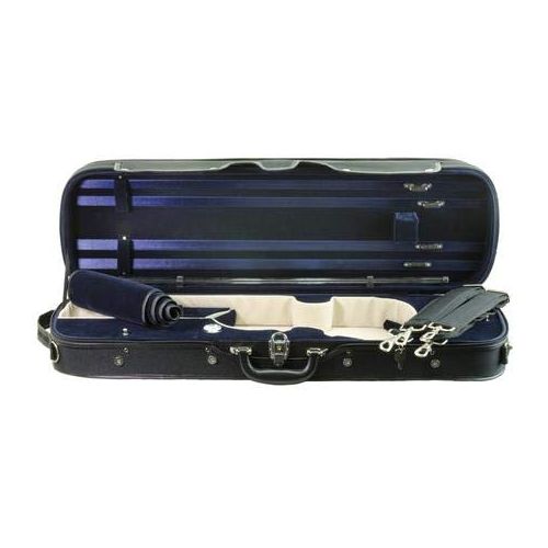  Kennedy Violins Portland Classic Violin Case (4/4, Blue)