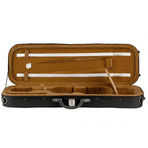  Kennedy Violins Portland Oblong Violin Case 4/4 Size Amber