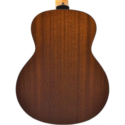  Kennedy Violins Antonio Giuliani Acoustic Guitar Bundle - Mini Jumbo Short Scale (DN-2P) - Dreadnought Travel Guitar with Case, Strap, Strings and Accessories