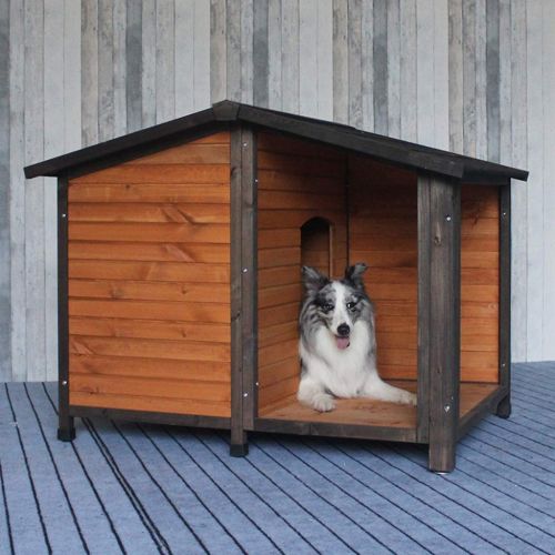  Kennels At Houses & Condosat Houses & Condos Pet House Dog Cage Cat House Outdoor Garden Solid Wood Dog House Rain Sun Protection Cat Cage Home Indoor Dog House Cat House Washable Send Pet