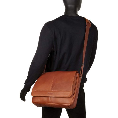  Kenneth+Cole+REACTION Kenneth Cole Reaction Come Bag Soon Leather 15.6 Messenger Laptop Messenger Bag
