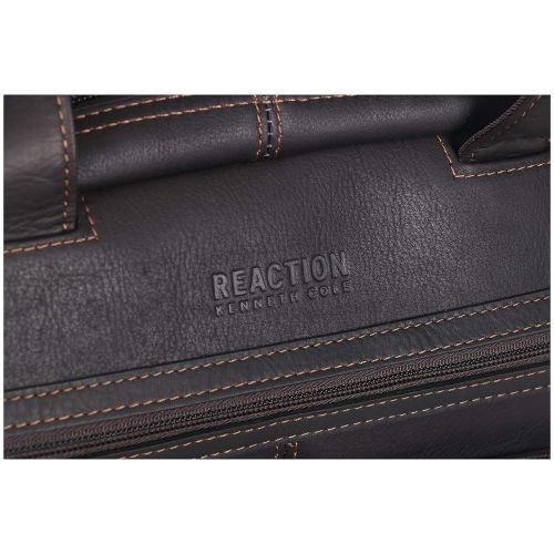  Kenneth+Cole+REACTION Kenneth Cole Reaction Colombian Leather RFID Briefcase - Fits 15.6 Laptops - For Work, School & Travel