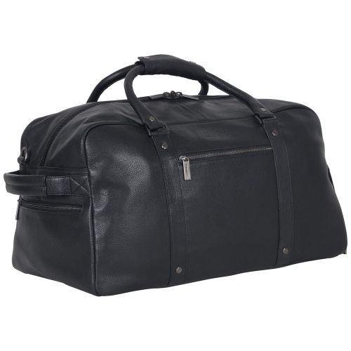  Kenneth+Cole+REACTION Kenneth Cole Reaction Manhattan PDM Leather 20 Top Zip Anti-Theft RFID Travel Duffel Bag/Carry-On