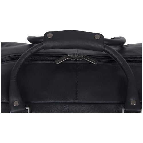  Kenneth+Cole+REACTION Kenneth Cole Reaction Manhattan PDM Leather 20 Top Zip Anti-Theft RFID Travel Duffel Bag/Carry-On