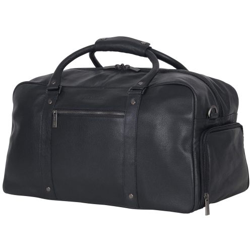  Kenneth+Cole+REACTION Kenneth Cole Reaction Manhattan PDM Leather 20 Top Zip Anti-Theft RFID Travel Duffel Bag/Carry-On