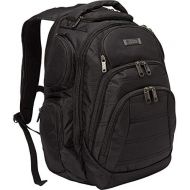 Kenneth Cole Reaction Pack-of-All-Trades Multi-Pocket 17.0” Laptop & Tablet Business Travel Backpack, Black, One Size