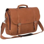 Kenneth Cole Reaction Show Business Full-Grain Colombian Leather Dual Compartment Flapover 15.6-inch Laptop Business Portfolio