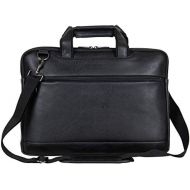 Kenneth Cole Reaction ProTec Pebbled Vegan Leather Slim 16 Laptop & Tablet Business Briefcase Bag