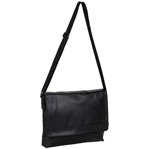  [아마존베스트]Kenneth Cole Reaction Grand Central Vegan Leather Laptop & Tablet Crossbody Travel Messenger Bag