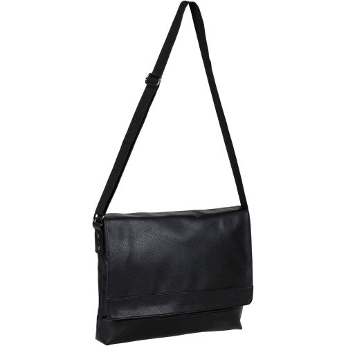  [아마존베스트]Kenneth Cole Reaction Grand Central Vegan Leather Laptop & Tablet Crossbody Travel Messenger Bag