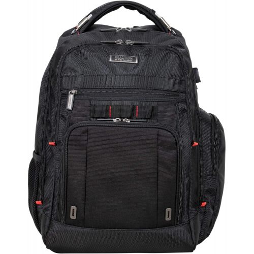  Kenneth+Cole+REACTION Kenneth Cole Reaction Polyester Triple Compartment 17 Laptop Business Backpack With Techni-cole Rfid Backpack