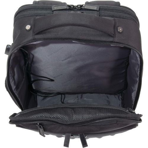  Kenneth Cole REACTION Kenneth Cole Reaction 1680d Polyester Dual Compartment 15.6 Laptop Backpack with USB Port (RFID), Black