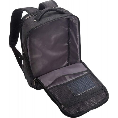  Kenneth Cole REACTION Kenneth Cole Reaction 1680d Polyester Dual Compartment 15.6 Laptop Backpack with USB Port (RFID), Black