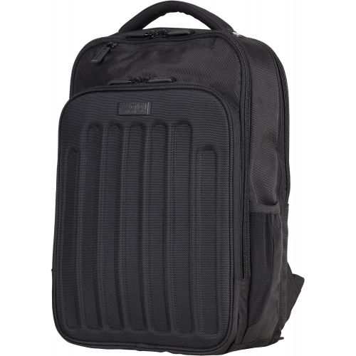  Kenneth Cole REACTION Kenneth Cole Reaction 1680d Polyester Dual Compartment 15.6 Laptop Backpack with USB Port (RFID), Black