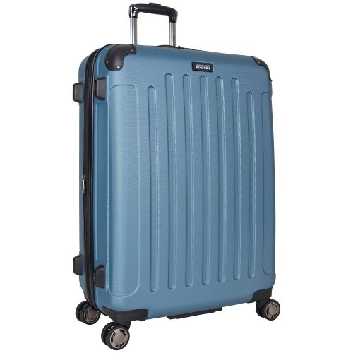  Kenneth Cole REACTION Kenneth Cole Reaction Renegade 28 Hardside Expandable 8-Wheel Spinner Checked Luggage, Ocean Blue