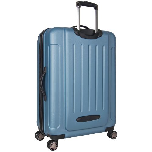  Kenneth Cole REACTION Kenneth Cole Reaction Renegade 28 Hardside Expandable 8-Wheel Spinner Checked Luggage, Ocean Blue