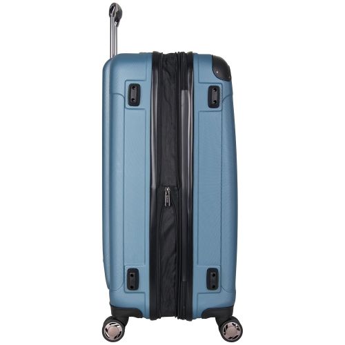  Kenneth Cole REACTION Kenneth Cole Reaction Renegade 28 Hardside Expandable 8-Wheel Spinner Checked Luggage, Ocean Blue